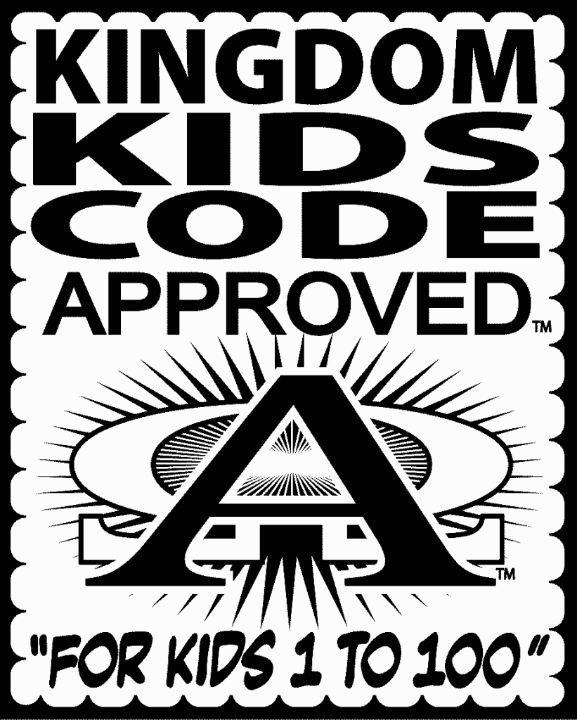 Kingdom Kids Code Seal ? and TM Mega Graphics LLC