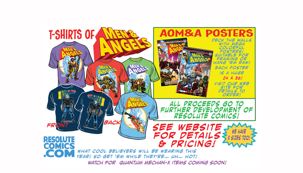 Adventures Of Men & Angels T-Shirt Ad